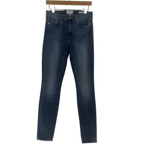 FRAME Le Skinny de Jeanne Jeans Women's‎ Size 30 Blue Denim High Rise Pants